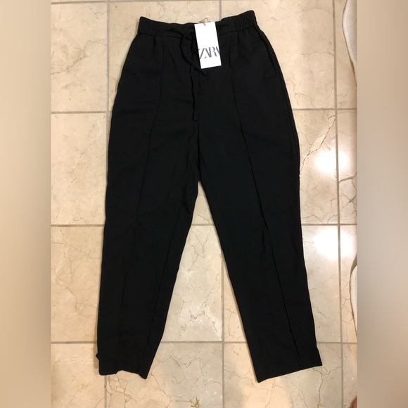 ❌❌SOLD❌❌ZARA | NWT High waisted Black office pants - Picture 3 of 4